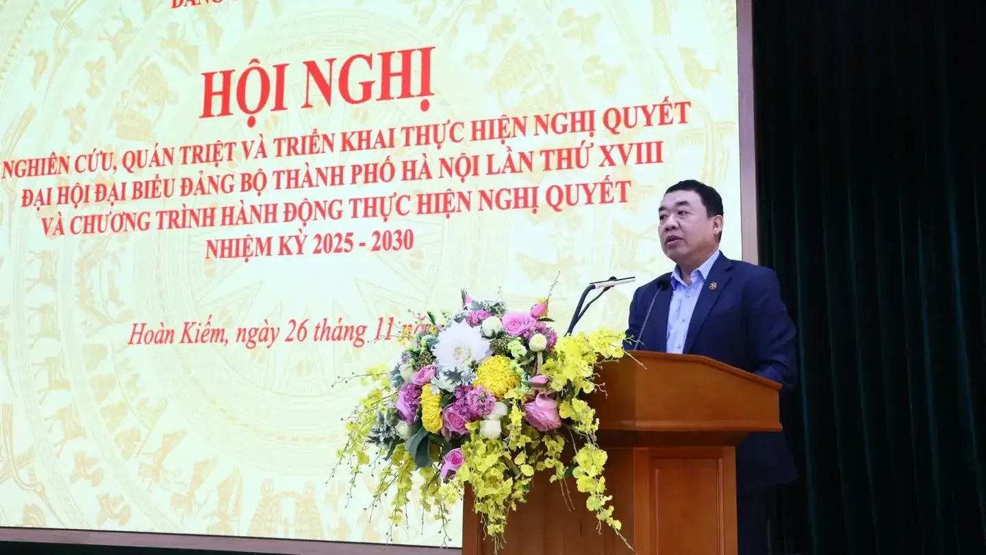 Phường Hoàn Kiếm quán triệt Nghị quyết Đại hội XVIII